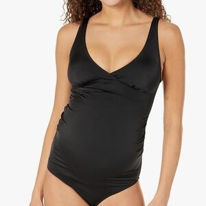 Amazon Essentials Black One-Piece Maternity Swim Suit